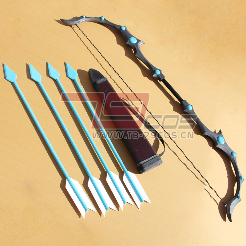 79cos lol联盟女皇皮肤寒冰射手ashe艾希精品动漫游戏cosplay道具