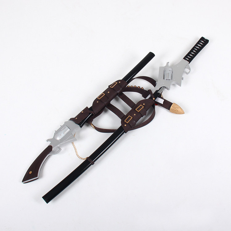79cosfgo宮本武蔵双剑+腰带+短剑cosplay道具服定做武器装备