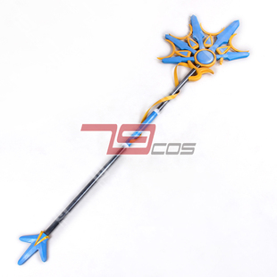 79cos刀塔2 dota2水晶室女冰女冰晶彗星礼服手杖精品cosplay道具
