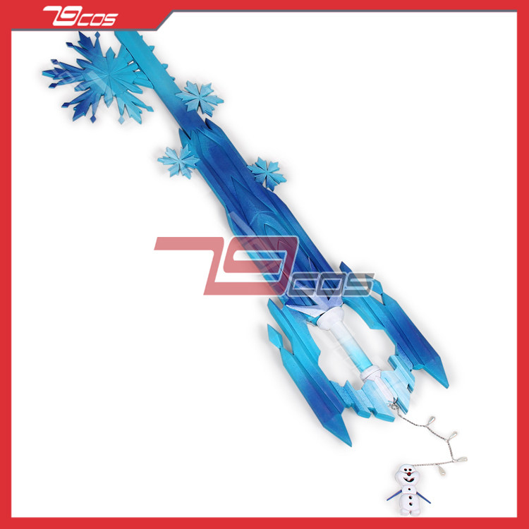 79cos王国之心3冰雪奇缘款钥匙动漫装备定制cosplay道具人气2714