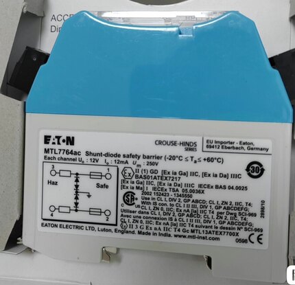 全新原装进口产品 伊顿EATON MTL7700齐纳式安全栅MTL7764AC