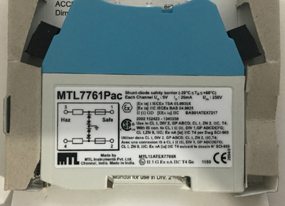 伊顿齐纳式安全栅MTL7761PAC