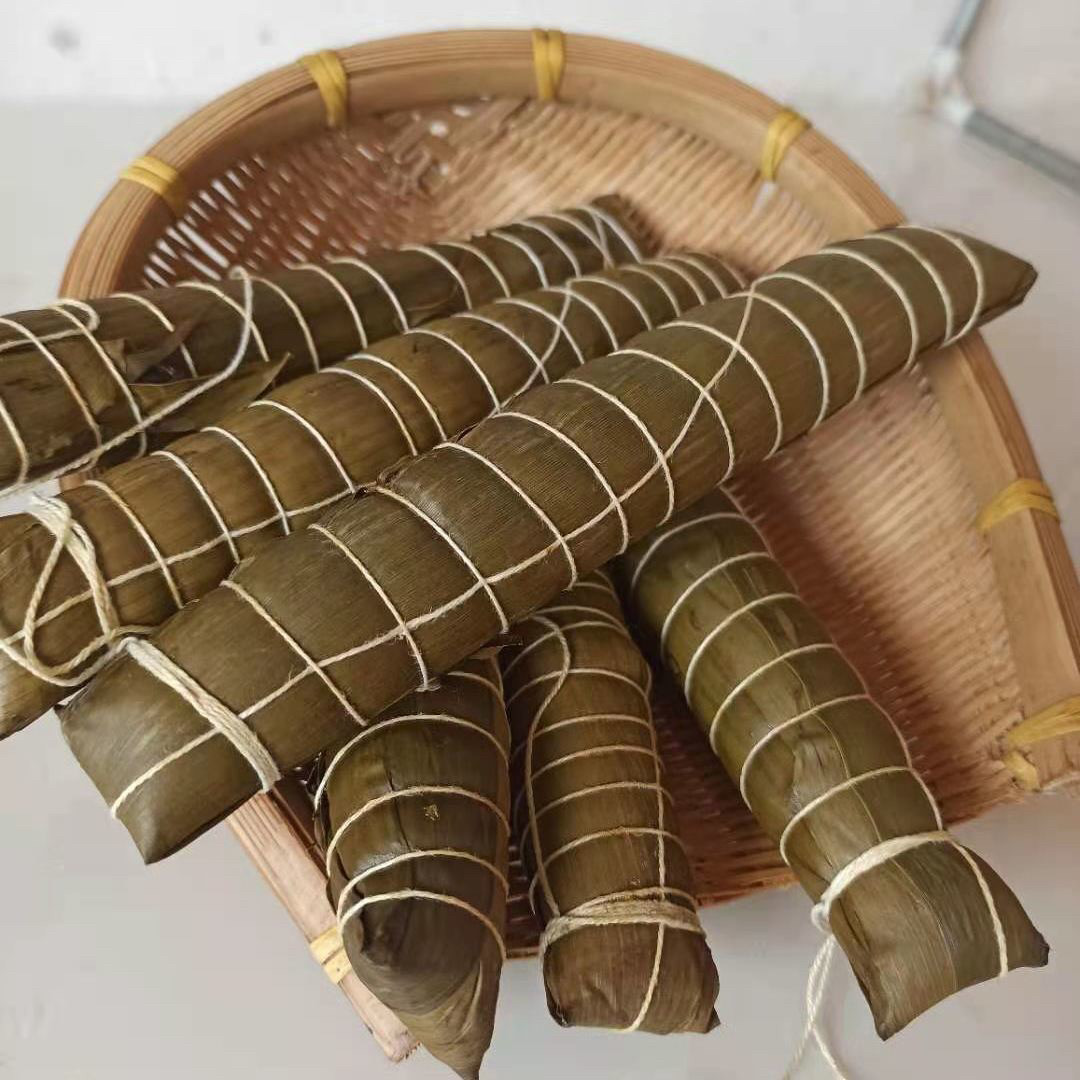 广西灵山特产灰水粽子端午节广东客家碱水粽草木灰凉粽枧水