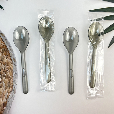 【好物体验专享】独立勺子一次性加厚高档塑料餐饮汤匙商用小勺