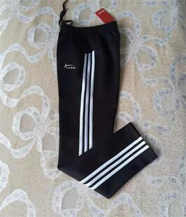 鲁美运动裤女夏季薄款南韩丝长裤跑步休闲裤广场舞加三条动感十足