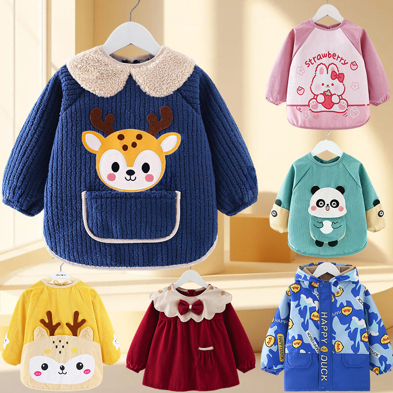 倒挂衣儿童宝宝罩衣围兜婴儿防水吃饭反穿衣长袖秋冬围裙护衣围衣,童装/婴儿装/亲子装,反穿衣/罩衣,淘宝优惠券,粉丝福利购,淘宝优惠卷