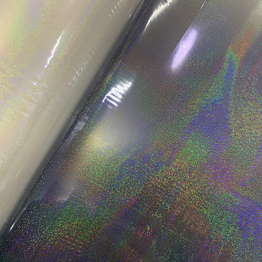 bopp镭射预涂膜介质流沙细沙热裱膜加热覆膜franlong孚孪隆