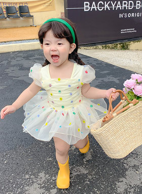 儿童泳衣女孩夏天游泳服洋气3岁女童泳装6女宝宝中小童泳衣裤夏装