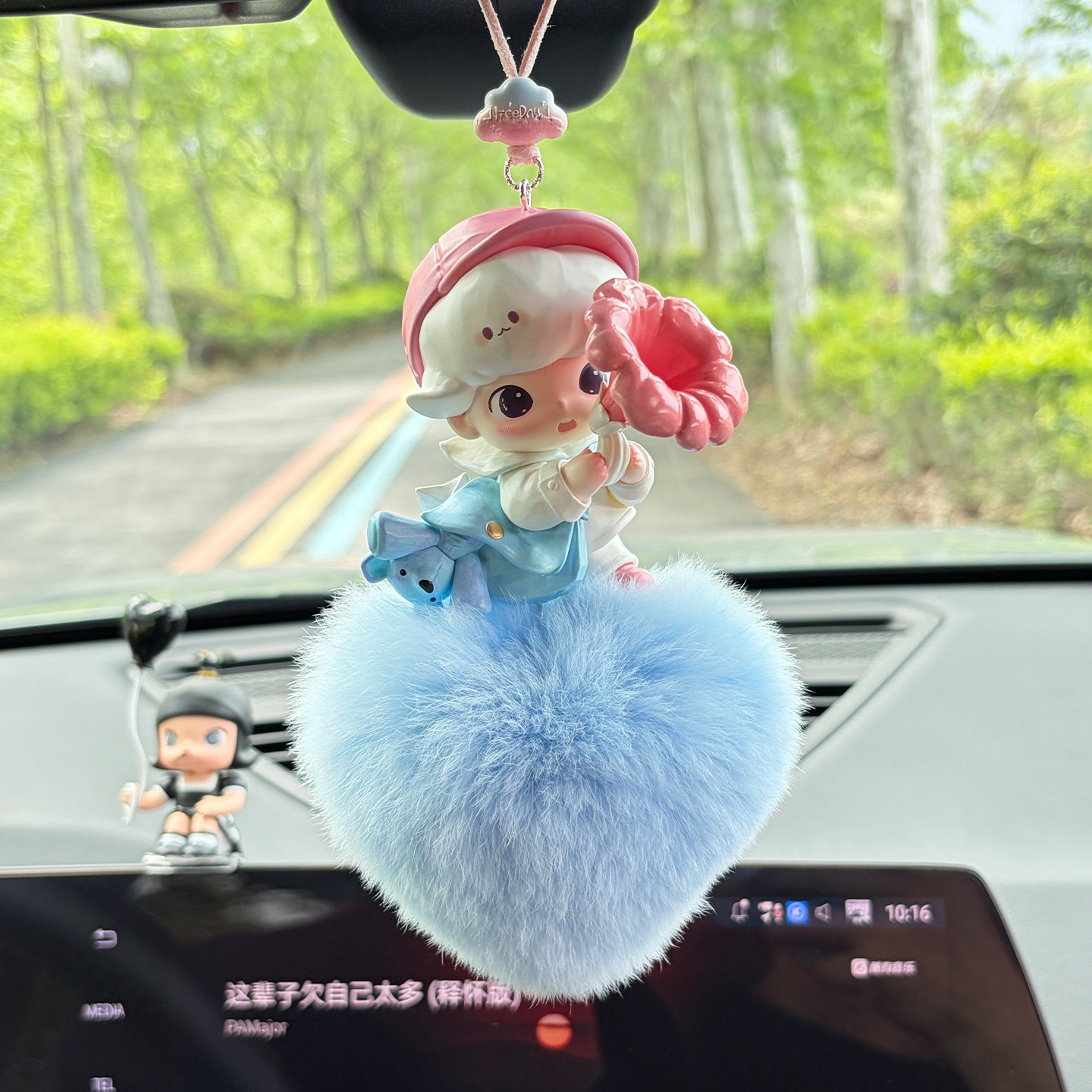 dimoo泡泡玛特DIY后视镜挂件