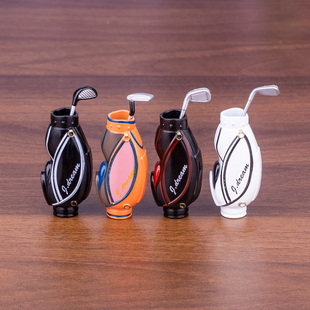 日本扭蛋 Jdream创意高尔夫球袋微缩模型 造型收纳盒迷你便携摆件