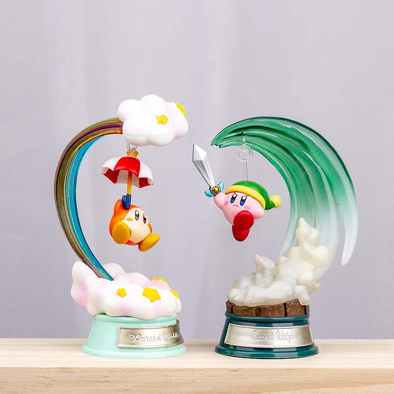 星之卡比摇曳秋千桌面摆件