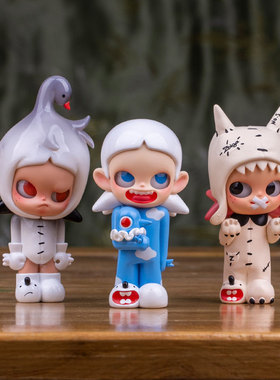 清秀文创 泡泡玛特Zsiga我们如此可爱小野女朋友手办摆件散货公仔