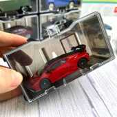 网红1 组合多美卡 64小跑车玩具合金车模展示盒收纳盒展示架可拼装