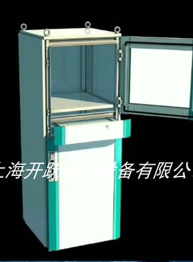 PC电脑控制柜配电箱电控柜仿威图机箱机柜豪华绿边工控电脑柜定制