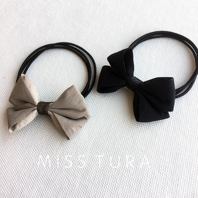 MissTura布艺蝴蝶结发绳