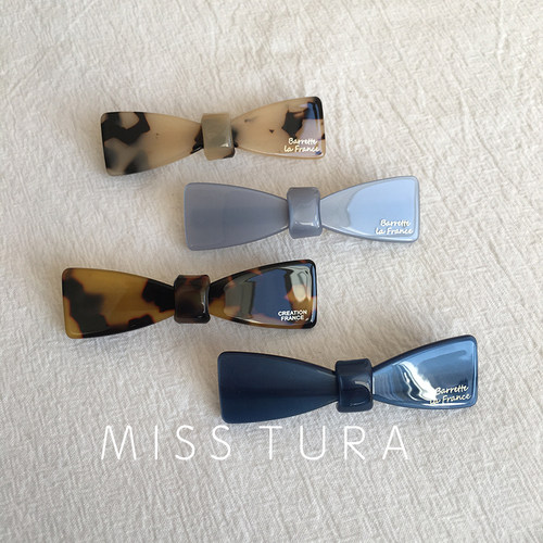 MissTura韩国进口蝴蝶结亚克力