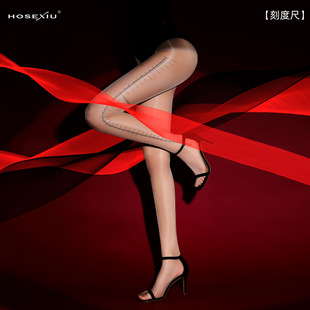 刻度尺极光油亮显瘦显腿长无缝油光连裤袜912丝袜中筒袜性感超薄