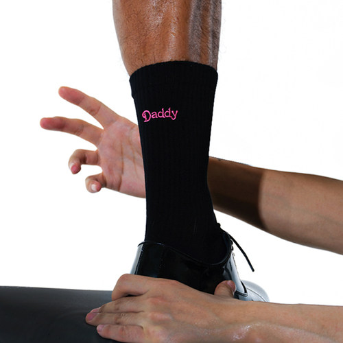 sockkon刺绣daddy四季棉袜