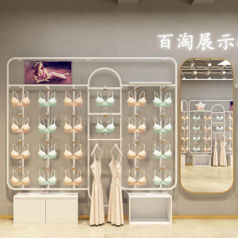 内衣店展示架内衣内裤展示柜陈列架创意可定制多功能墙上文胸货架
