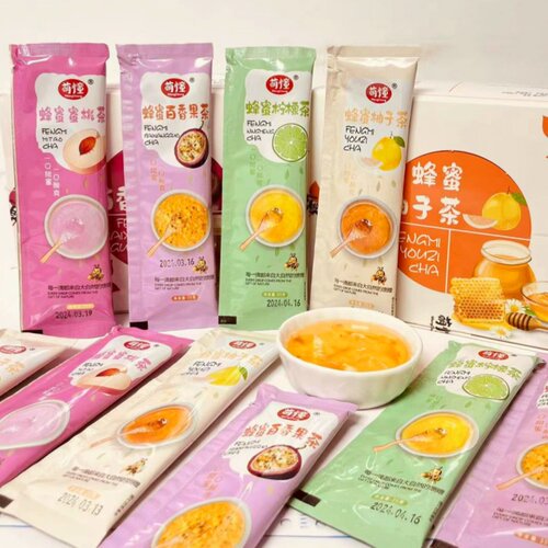 萌憧蜂蜜柚子茶百香果果味茶