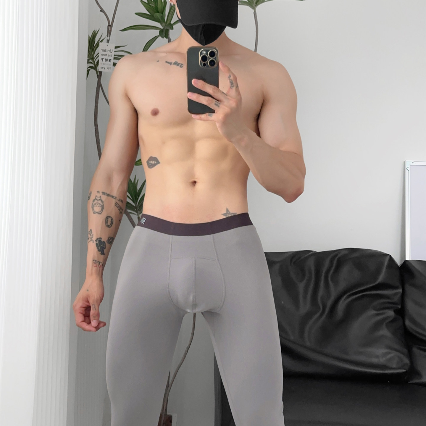 男士秋裤薄绒无痕免穿内裤抗菌保暖裤舒适中腰秋冬贴身底裤热包邮