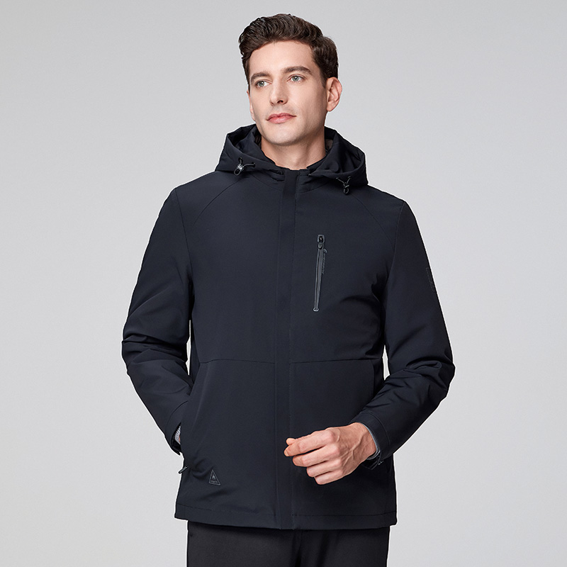 中老年男装羽绒服加厚保暖