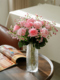 水润触感手感保湿 玫瑰花彷真花假花彷真花摆设花艺摆件餐桌花摆花
