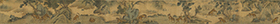 明趙汝殷風林群虎圖台北故宫藏一比一复制品字画绢布微喷仿古画