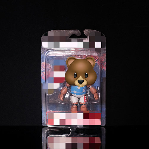 正版funko美国纪念版5寸烟花玩具小熊可动关节人偶公仔手办玩偶