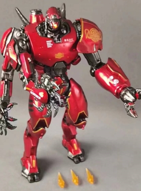 NECA环太平洋2中国机甲发光暴风赤红双刀危险流浪者尤里卡手办模