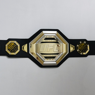 新款UFC成人拳击比赛金腰带1/1复制品纪念金腰带拳击馆奖品礼物