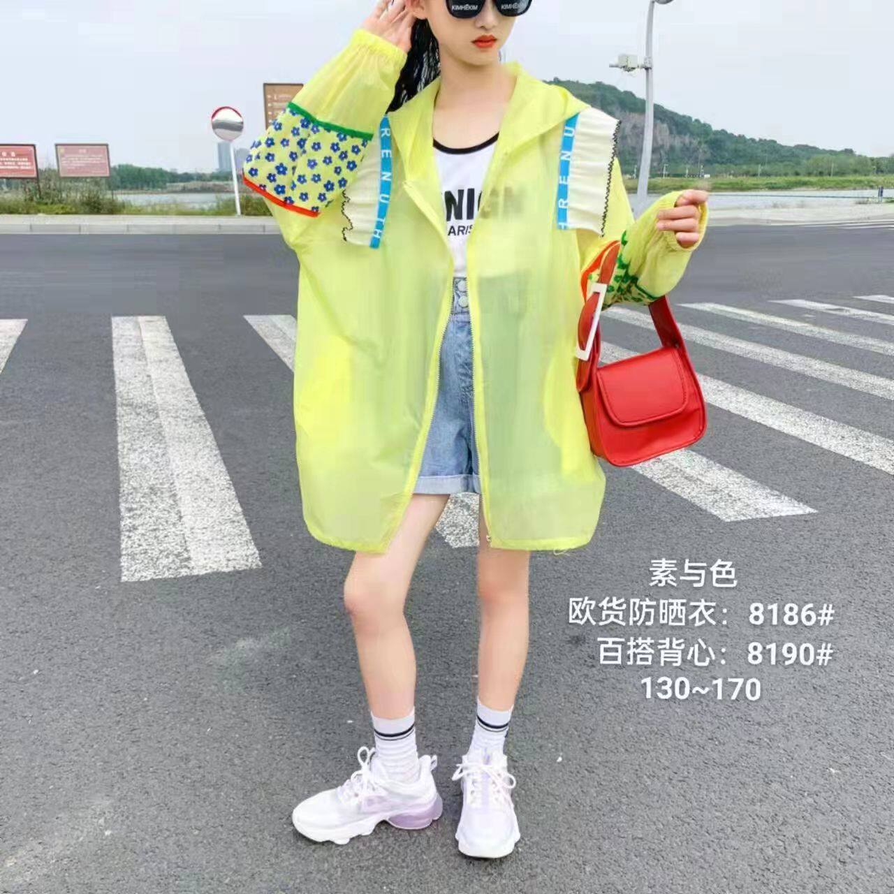 欧洲站休闲防晒衣女新款长袖连帽时尚防晒服