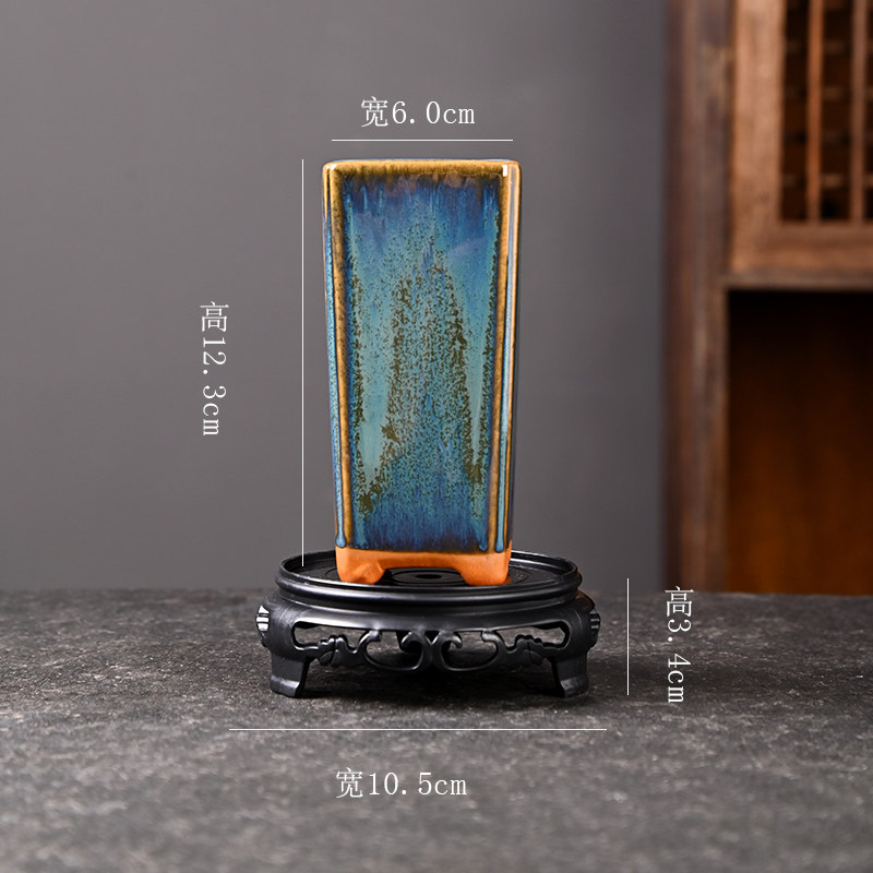 六月雪绿植盆景陶瓷阳台托盘家用粗陶多肉花盆小号控根型陶盆清仓