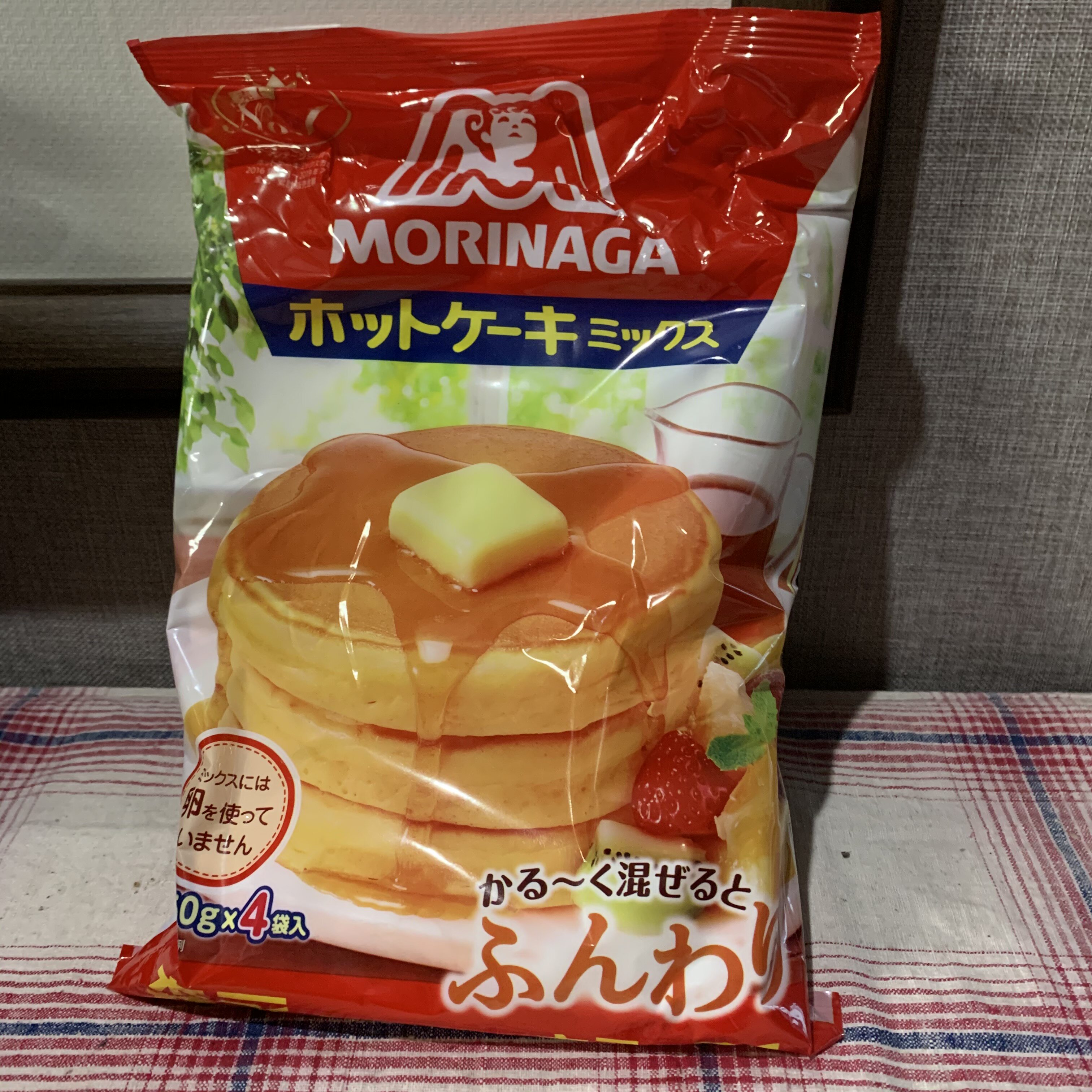 日本森永松饼粉600装4袋入pancake预拌粉烘培用简单diy现货_虎窝淘