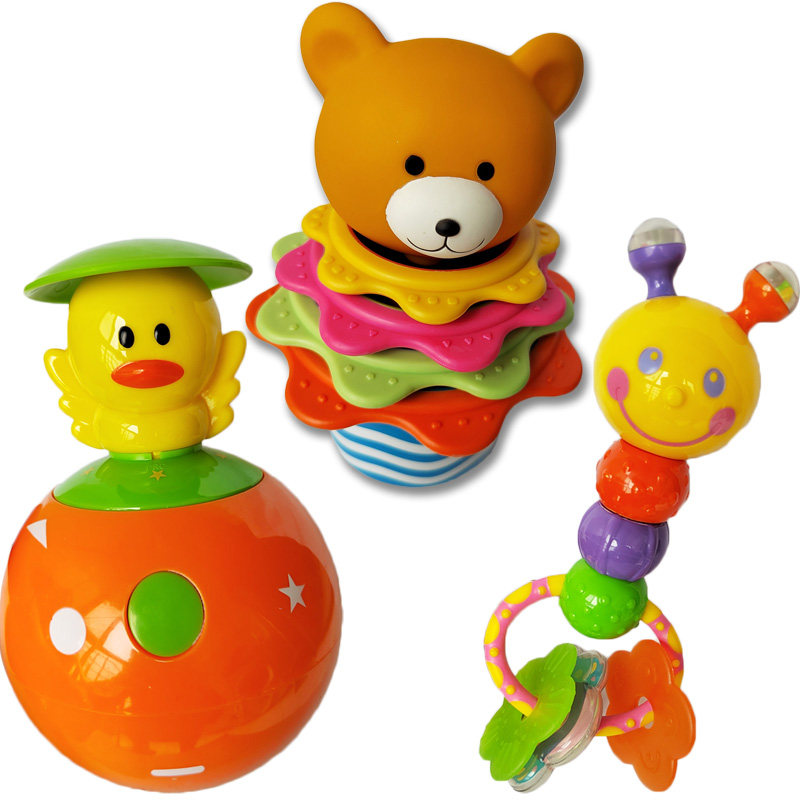 玩具婴儿不倒翁摇铃6到12个月3宝宝益智儿童小孩0-1一岁早教练习