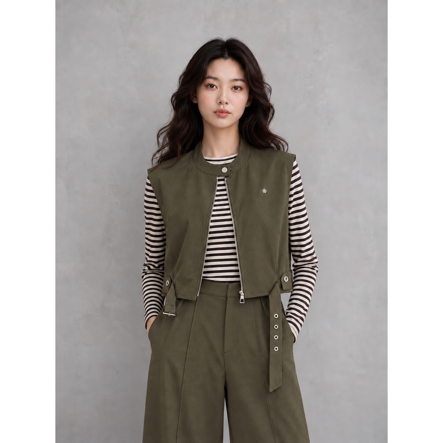 韩版秋季新款组合简约轻奢时尚气质衬衣套装女