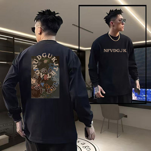 400克重磅纯棉男士100%纯棉T恤
