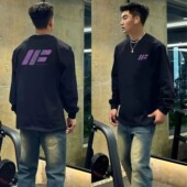 300斤男士 美式 t恤长袖 秋季 潮牌宽松百搭高街男上衣 新款 纯棉特大码