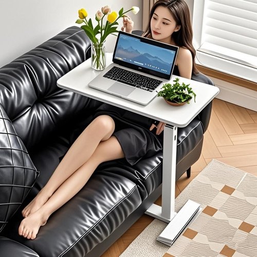 家用可移动升降床边桌