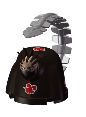 中国积木第三方动漫卡通系列周边火焰特效原创益智拼插小人仔玩具