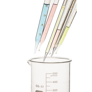胶头滴管玻璃刻度滴管 带橡胶硅胶吸球 化学实验器材多规格滴管带刻度吸管移液管 Glass Graduated Dropper