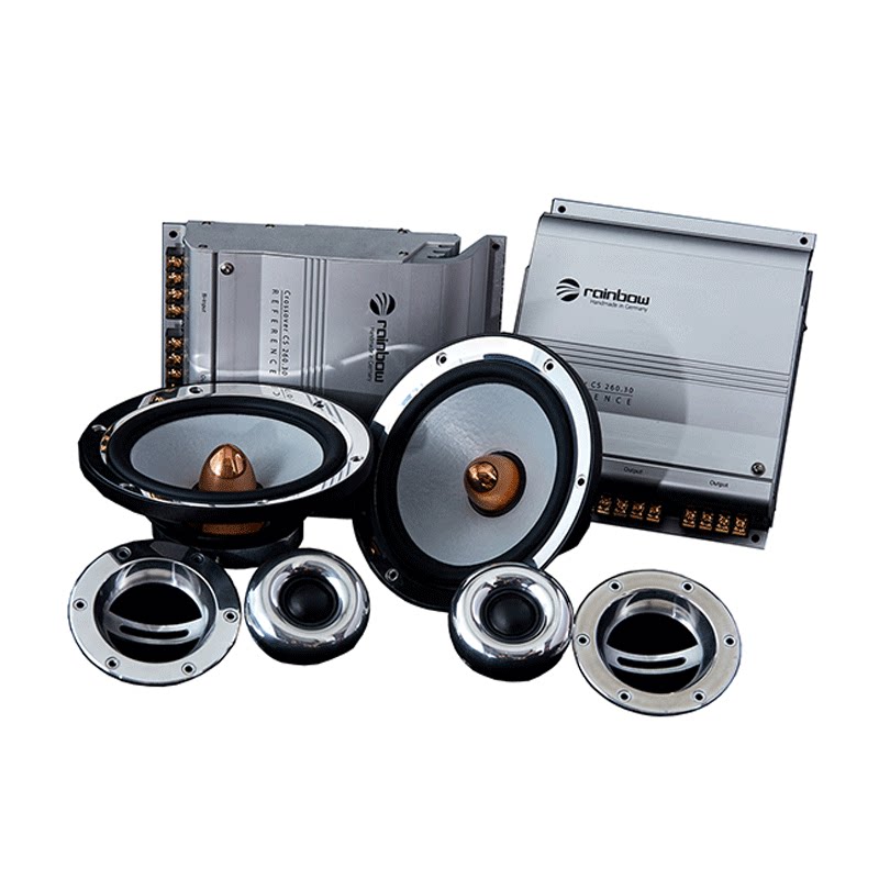 德国彩虹汽车音响鉴赏 cs-260.30鉴赏6.9寸两路套装分体喇叭