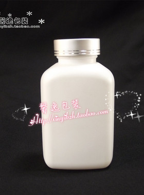 白色方形分装瓶250ml便携面霜化妆品小瓶子银盖密封瓶