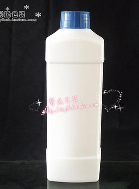 1000ml安利瓶方瓶液体瓶试剂瓶固体瓶样品瓶分装瓶塑料白色空瓶