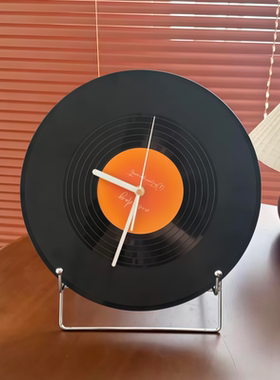 介个黑胶唱片时钟摆件太会了！