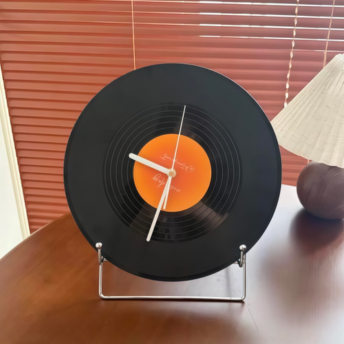 介个黑胶唱片时钟摆件太会了！