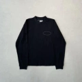 (Black) Waffle Knit Long Sleeve