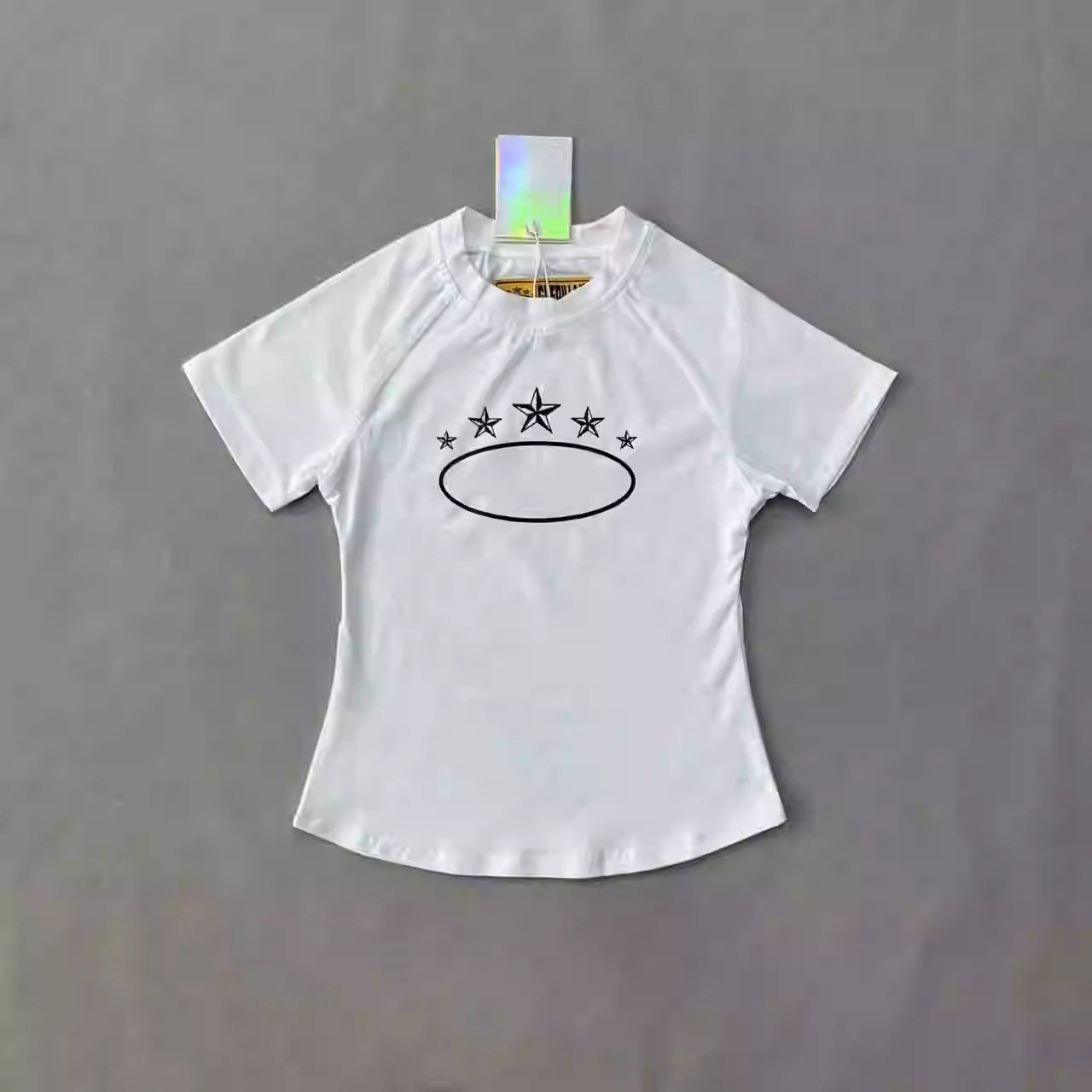 thumbnail for Angel King Women&#039;s Sailing Short Sleeve Star Pattern Fashion Summer Minimalist Short Sleeve