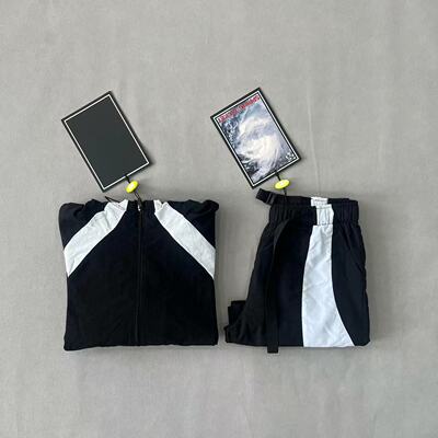 Angel King 帆船COR拼接夹克男女同款休闲百搭风衣外套夹克短裤