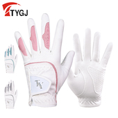 高尔夫手套女士超纤布手套透气舒适手掌防滑运动手套左右双手